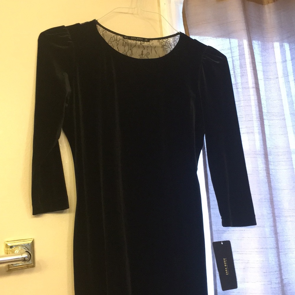 Zara velvet women’s dress size L